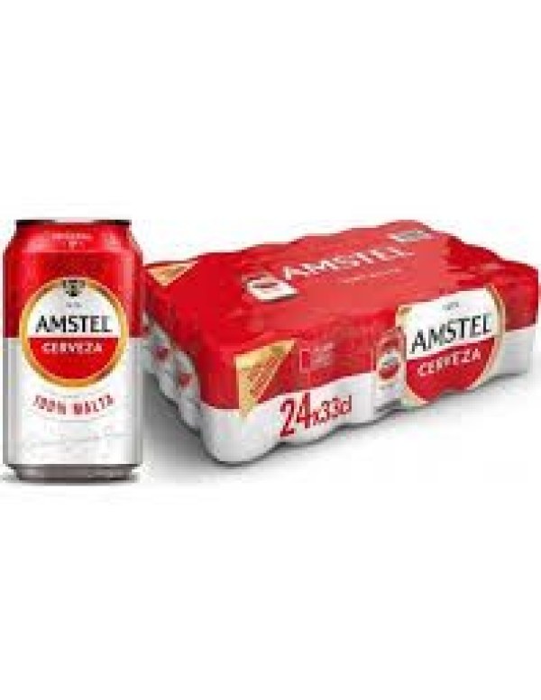 C/ AMSTEL LATAS 24 X 330  CERVEZA