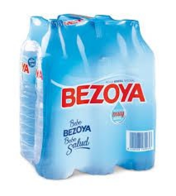 PACK 1500 BEZOYA  6 BOT AGUA MINERAL