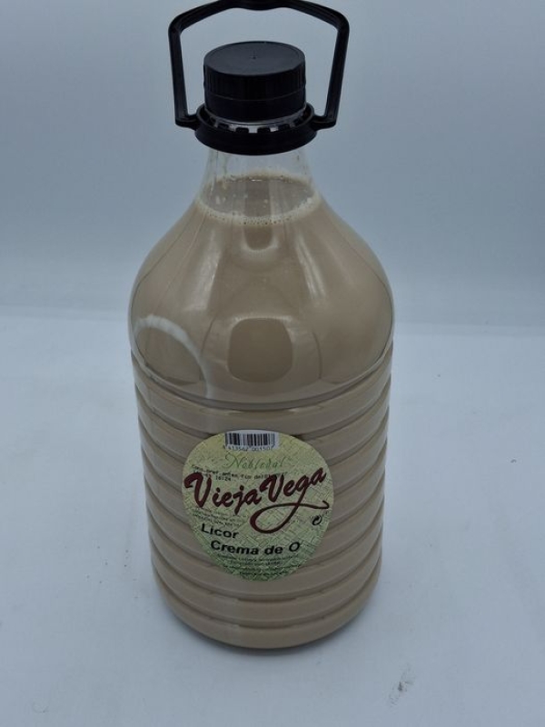 GARRAFA  crema  ORUJO  VIEJA VEGA  3 L. LID