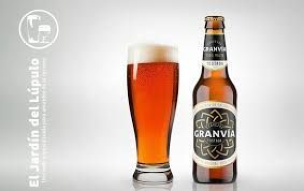  CERVEZA  GRAN VIA  tostada  1/3   24 uds