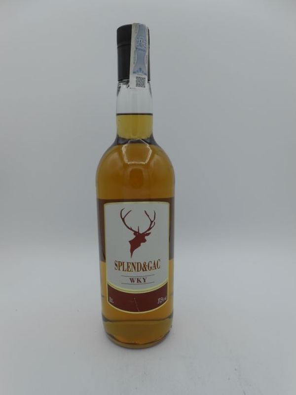 BOT  WHISKY   SPLENDID & GAC 40 % 1 L.