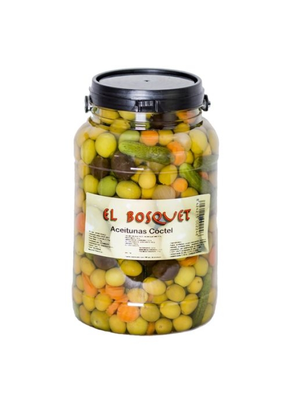 CUBO 3 KG COCTEL  ACEITUNAS EL BOSQUET CUBO 3 KG COCTEL  ACEITUNAS EL BOSQUET