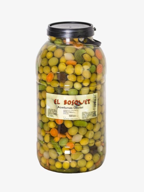 CUBO 5  KG. COCTEL ACEITUNAS EL BOSQUET CUBO 5  KG. COCTEL ACEITUNAS EL BOSQUET